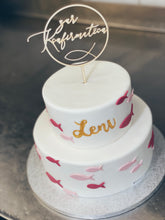 Lade das Bild in den Galerie-Viewer, Torte „Rosa Fische“ zu kirchlichen Anlässen