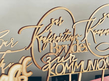 Lade das Bild in den Galerie-Viewer, „Do it yourself“ Torte blau wahlweise mit Topper