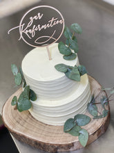 Lade das Bild in den Galerie-Viewer, Streifentorte ,,Eucalyptus" zu kirchlichen Anlässen