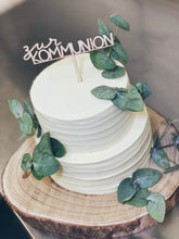 Lade das Bild in den Galerie-Viewer, Streifentorte ,,Eucalyptus" zu kirchlichen Anlässen