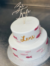 Lade das Bild in den Galerie-Viewer, Torte „Rosa Fische“ zu kirchlichen Anlässen