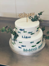 Lade das Bild in den Galerie-Viewer, Torte „Blaue Fische“ zu kirchlichen Anlässen