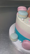 Laden und Abspielen von Videos im Galerie-Viewer, Torte „Baby Shower“
