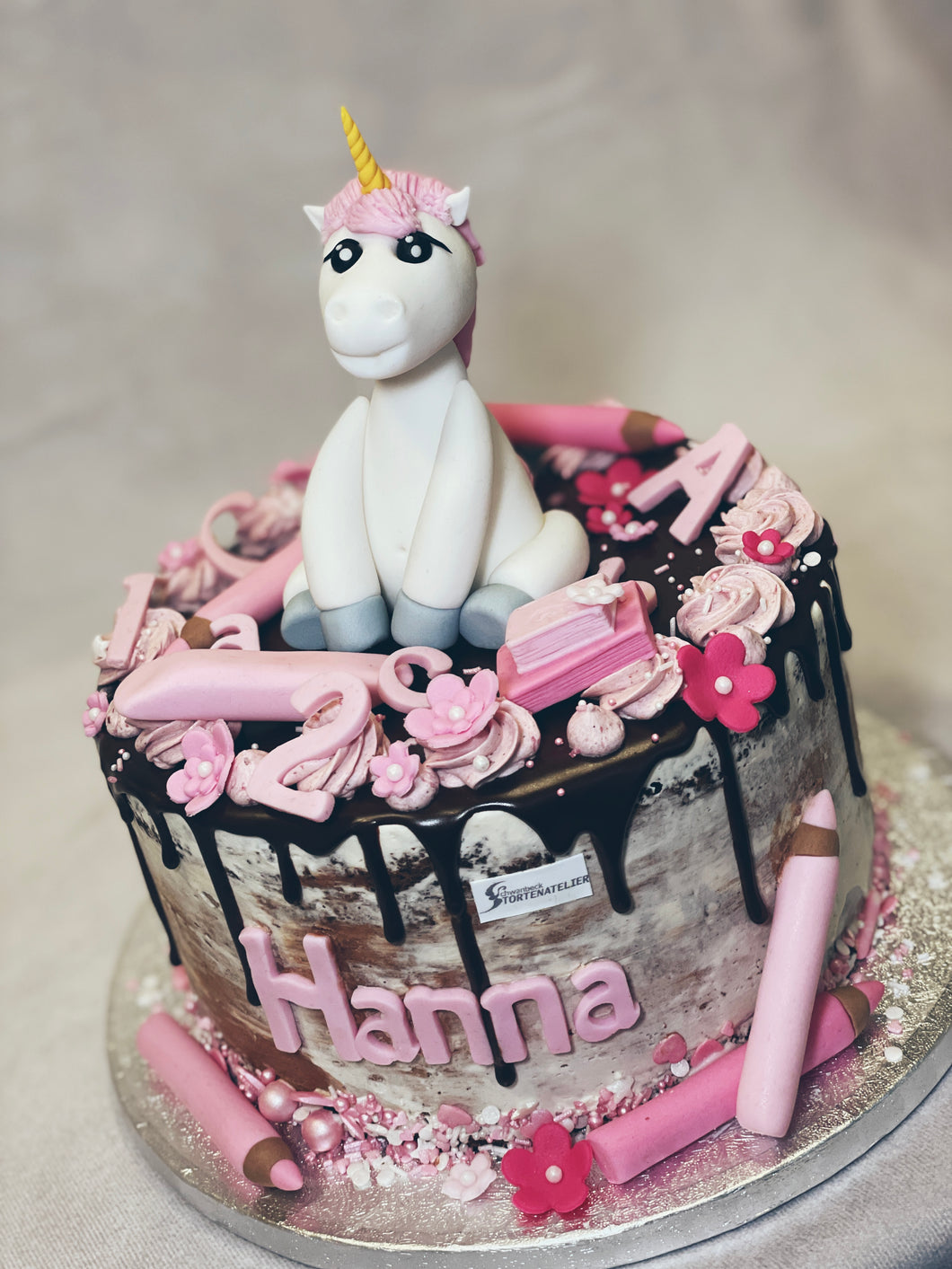 Torte zur Einschulung „Einhorn“